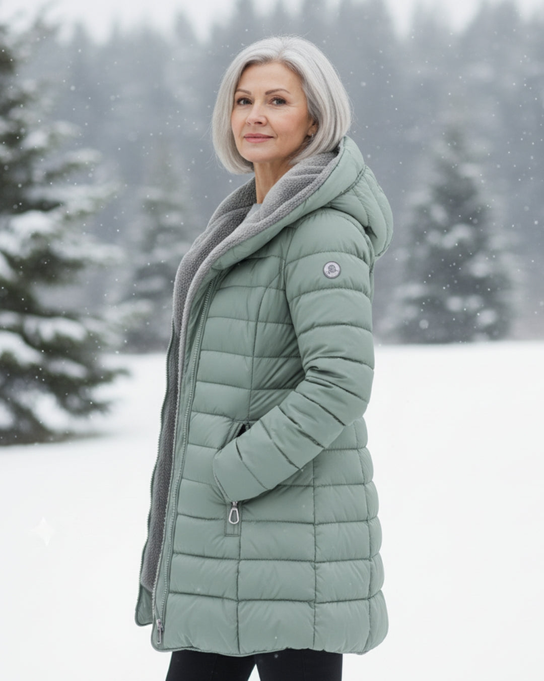 Joanna | Met fleece gevoerde stijlvolle winterjas