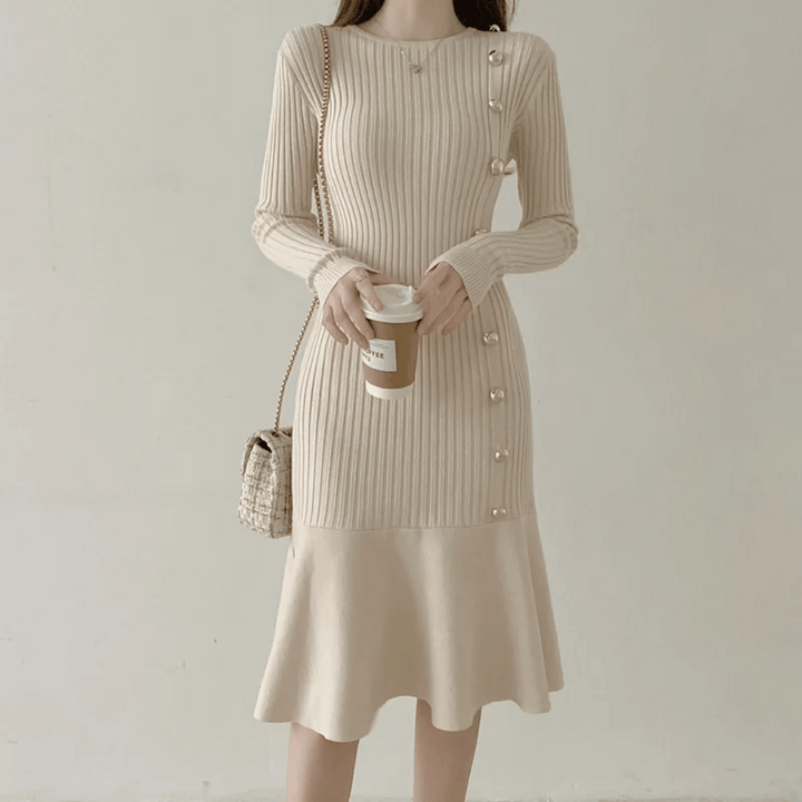 Elegante Midi Ribjurk