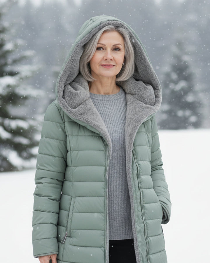 Joanna | Met fleece gevoerde stijlvolle winterjas