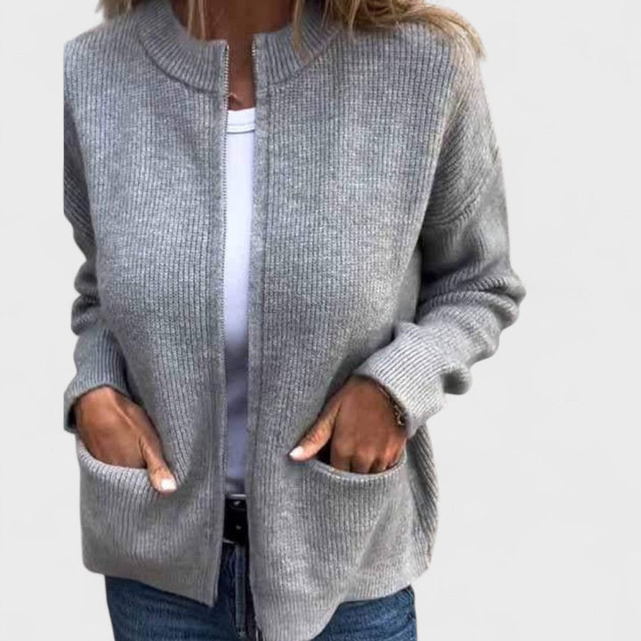 Noelle - Bavlněný pletený cardigan