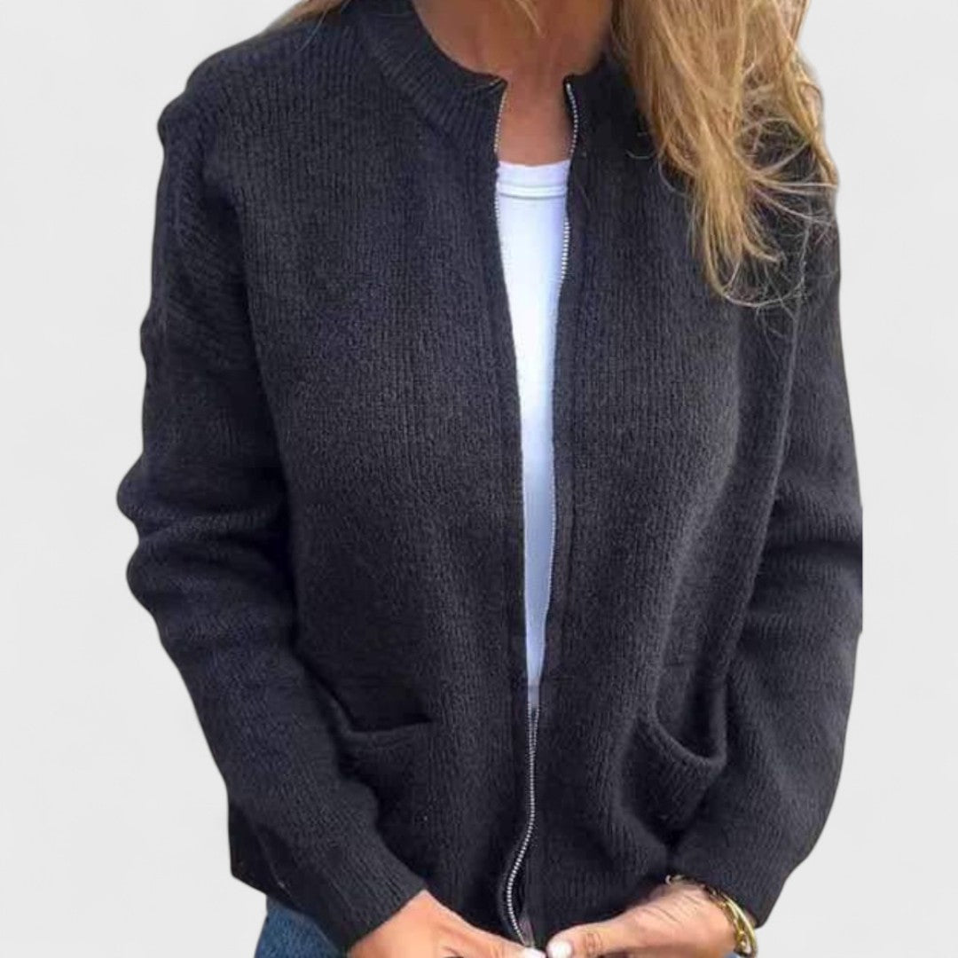 Noelle - Bavlněný pletený cardigan
