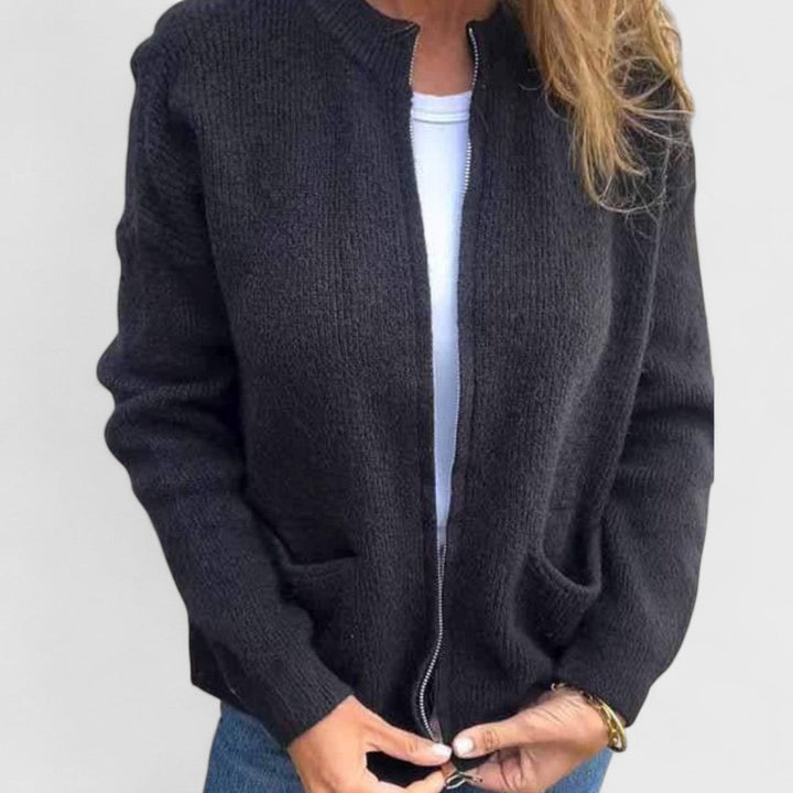 Noelle - Bavlněný pletený cardigan