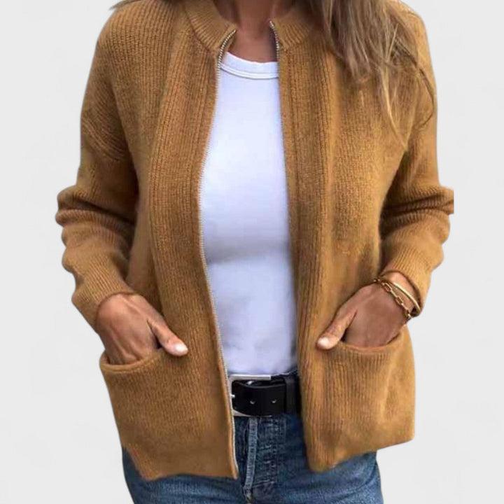 Noelle - Bavlněný pletený cardigan