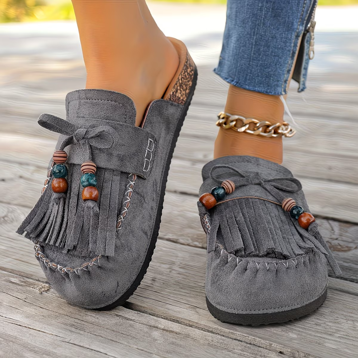 Maya | Bohemian Suede Moccassins