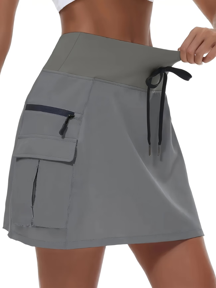 Noor - Cargo Rok met Hoge Taille