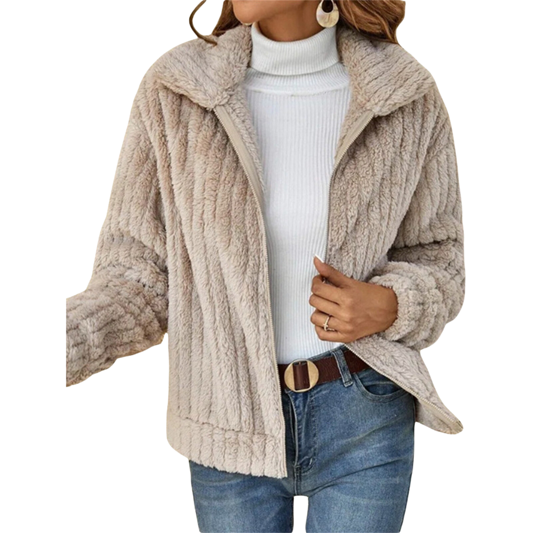 Isabella™ Pohodlná Zimní Fleece Bunda