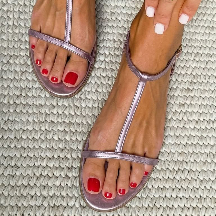 Rosalba | Zlaté jarní sandály