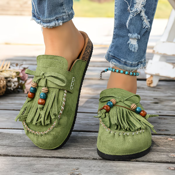 Maya | Bohemian Suede Moccassins