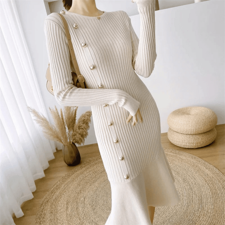Elegante Midi Ribjurk