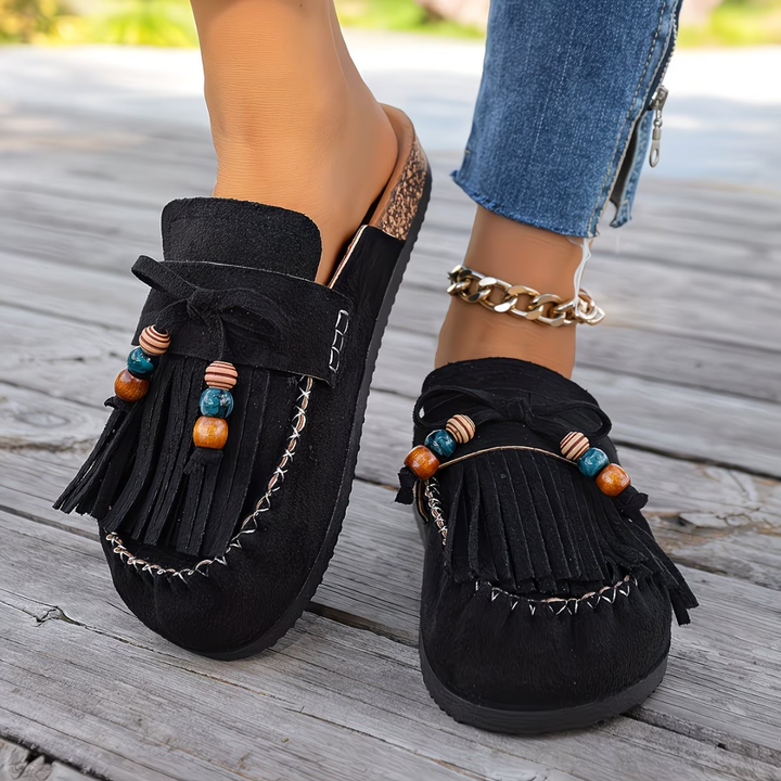Maya | Bohemian Suede Moccassins