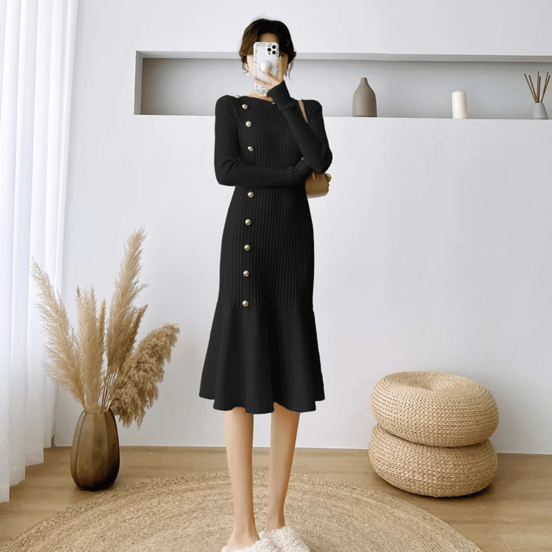 Elegante Midi Ribjurk