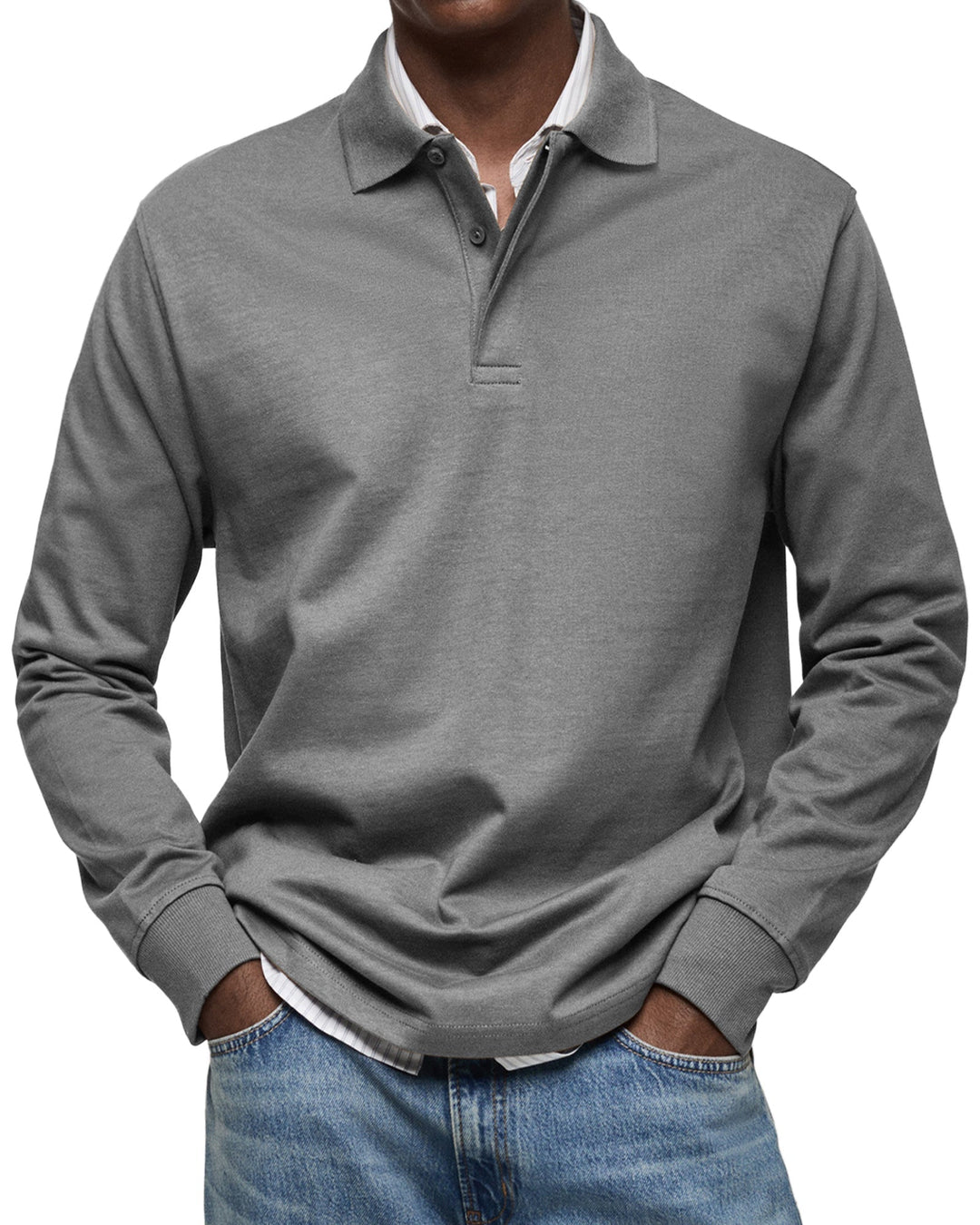 Bellario - Luxe Poloshirt met Lange Mouwen