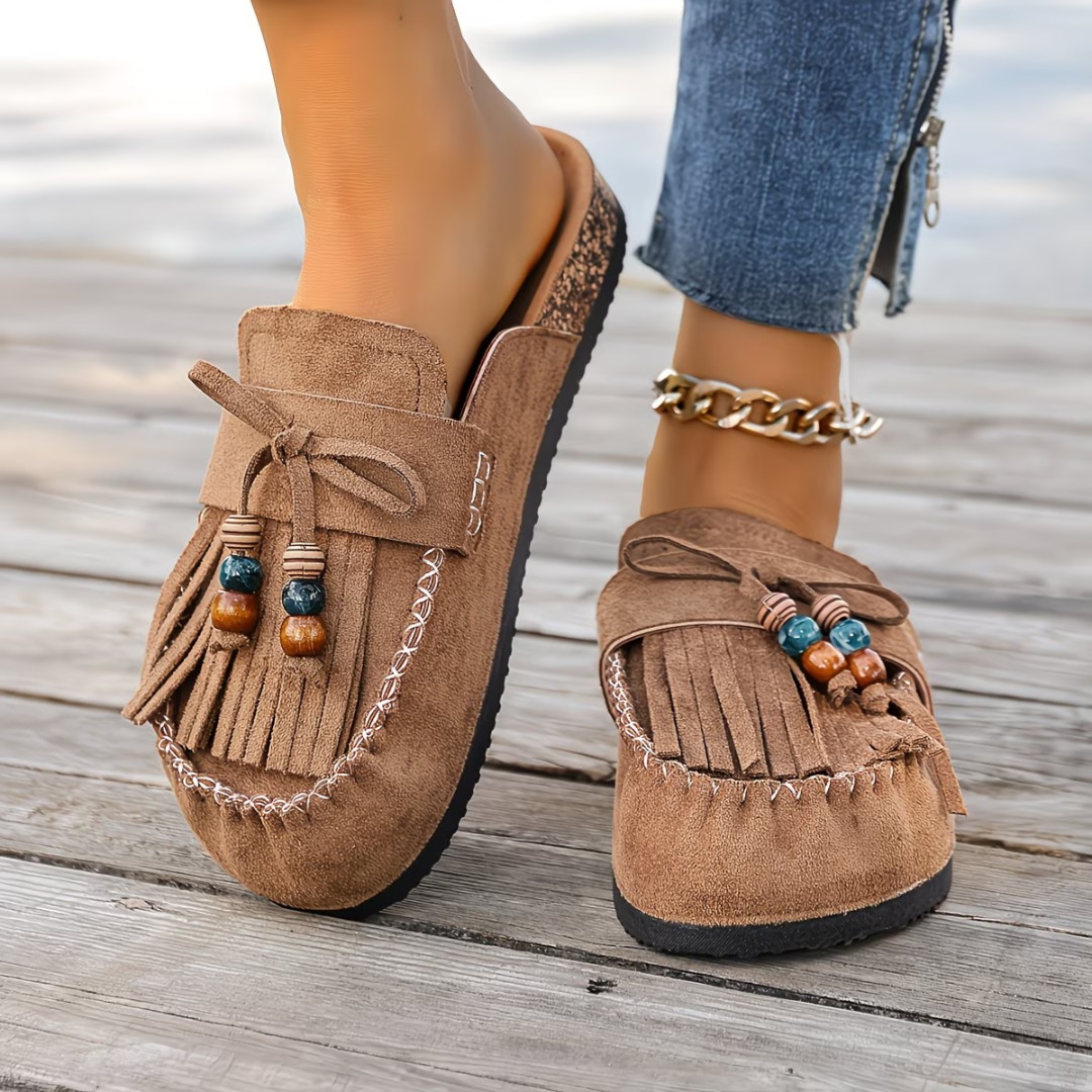 Maya | Bohemian Suede Moccassins