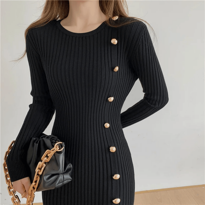 Elegante Midi Ribjurk