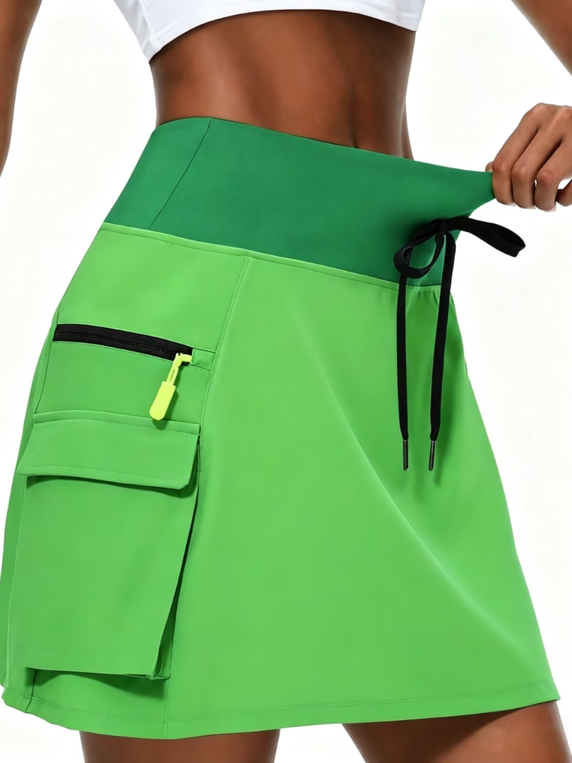 Noor - Cargo Rok met Hoge Taille