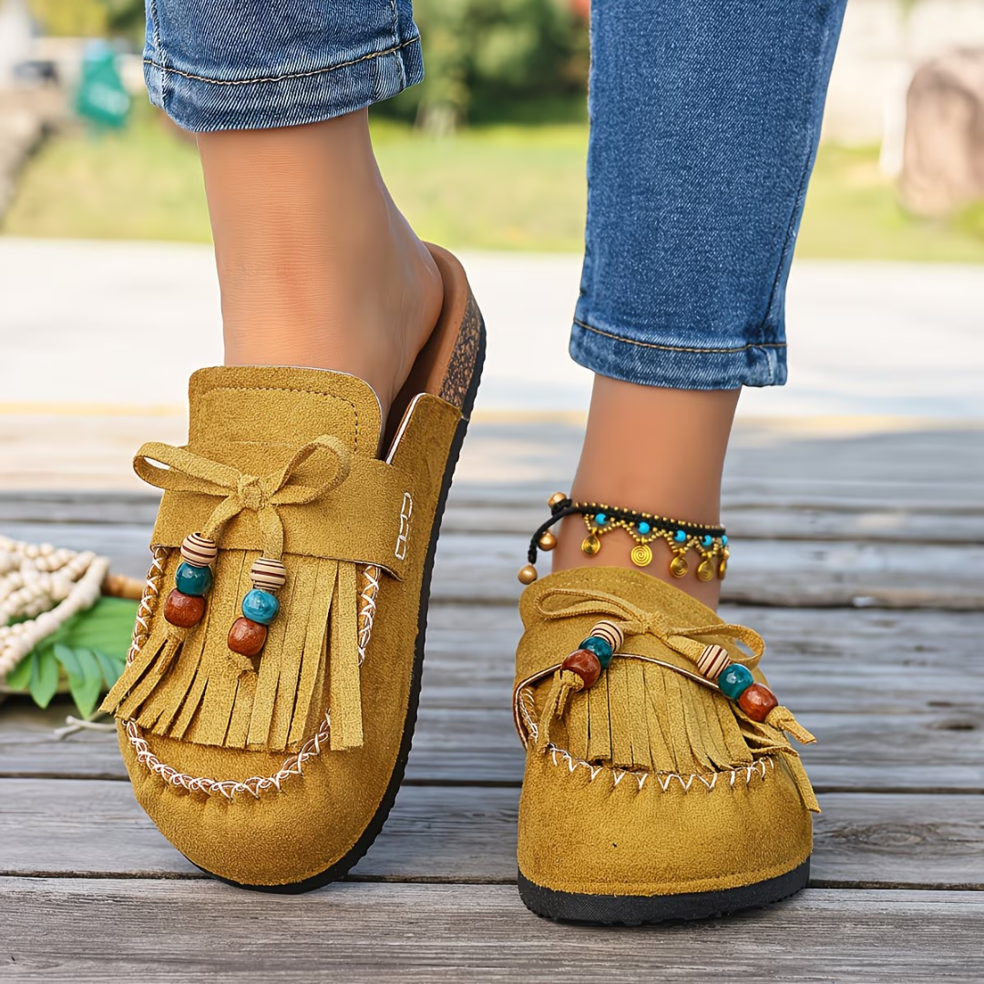 Maya | Bohemian Suede Moccassins