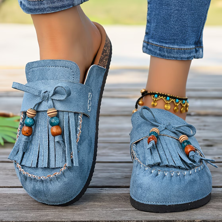 Maya | Bohemian Suede Moccassins