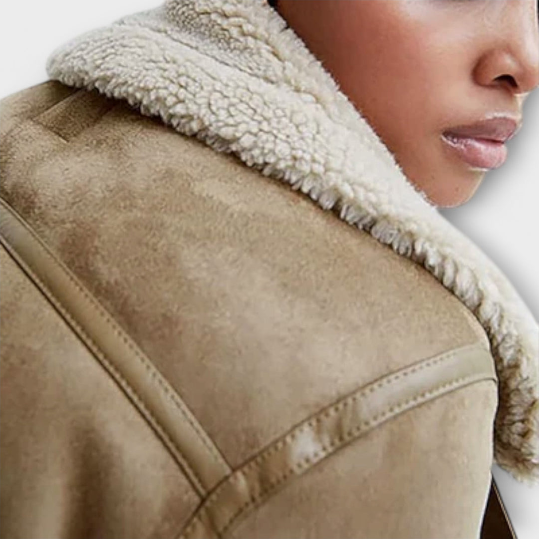 Aviátor Aurora Shearling Bunda