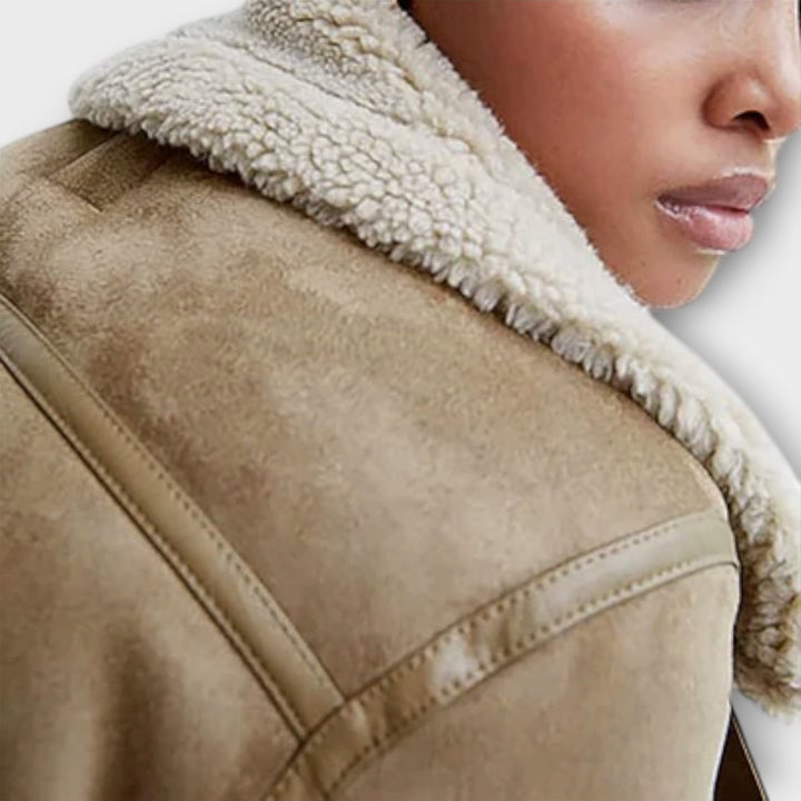 Aviátor Aurora Shearling Bunda