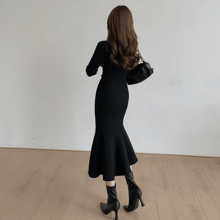 Elegante Midi Ribjurk