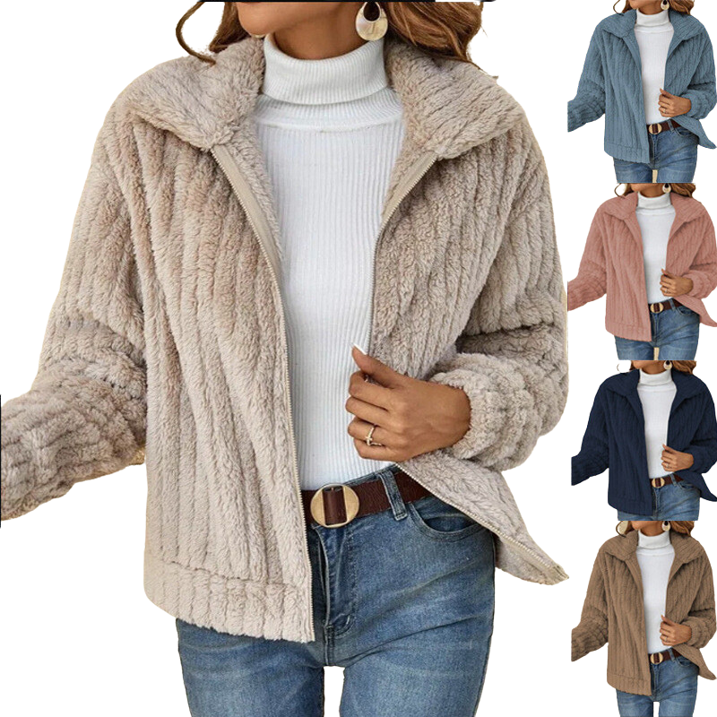 Isabella™ Pohodlná Zimní Fleece Bunda