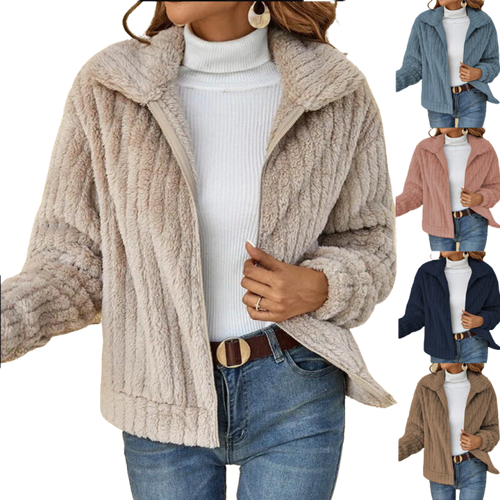 Isabella™ Pohodlná Zimní Fleece Bunda