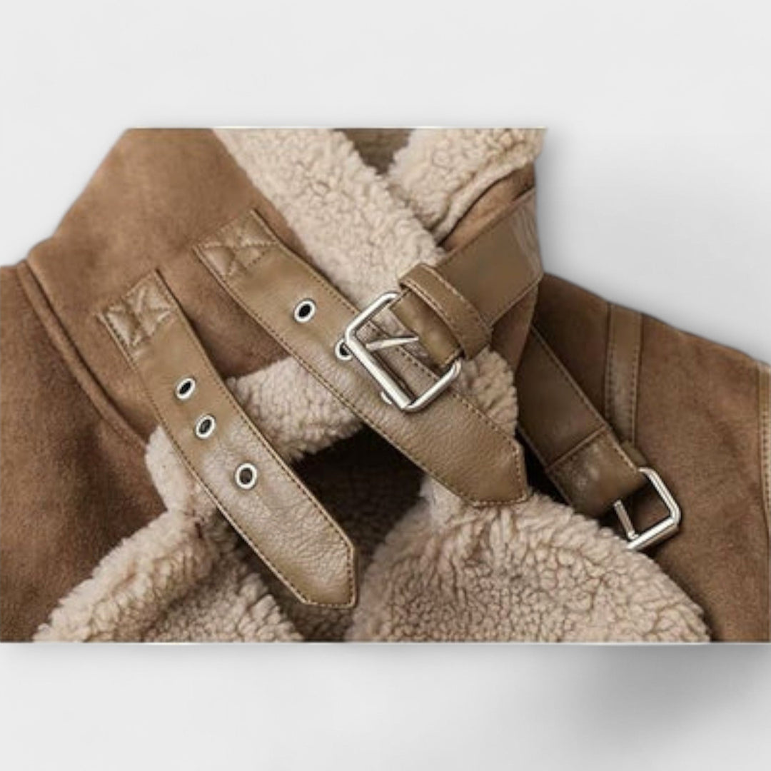 Aviátor Aurora Shearling Bunda
