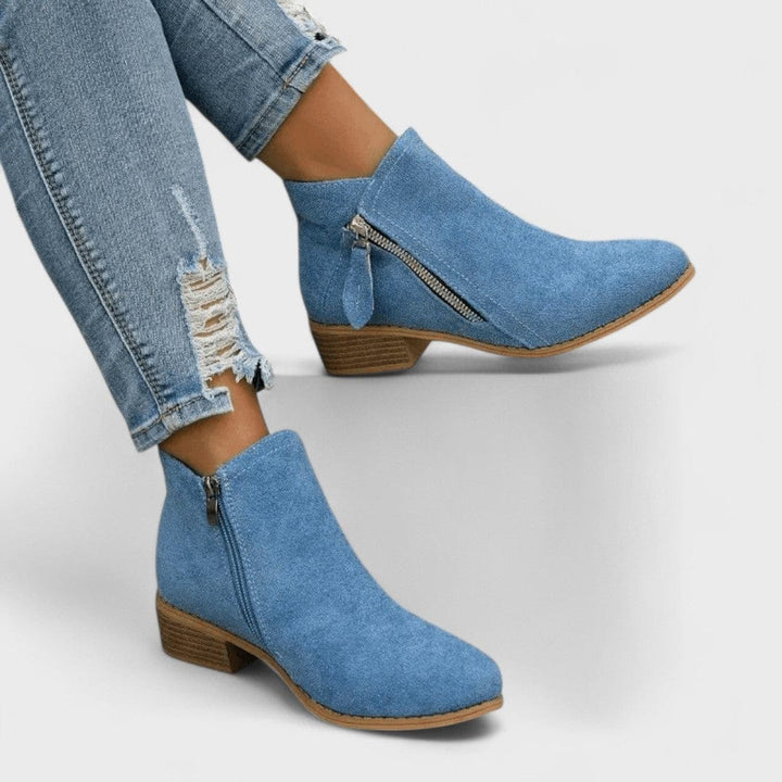 Fiora - Vintage klasický kotníkový bot