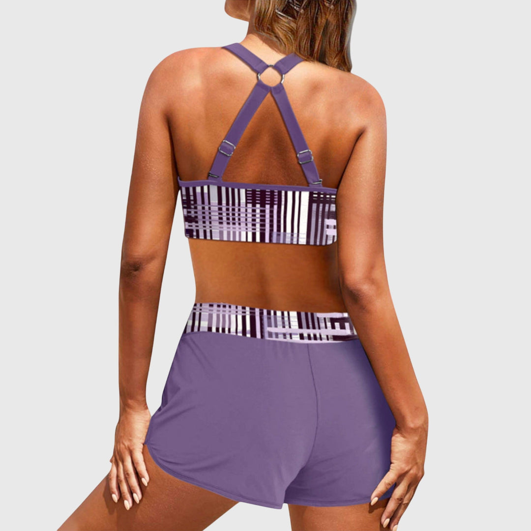 Janelle | Bikiny s vysokým pasem a žebrováním