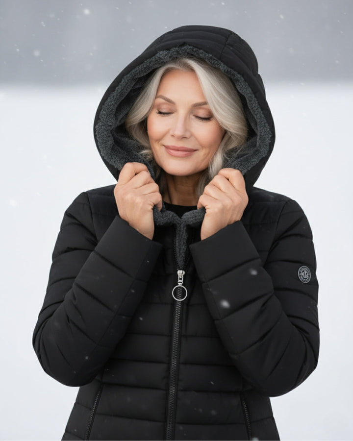 Joanna | Met fleece gevoerde stijlvolle winterjas