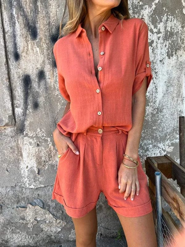 Livia™ | Luchtig linnen set voor zomerse ontspanning