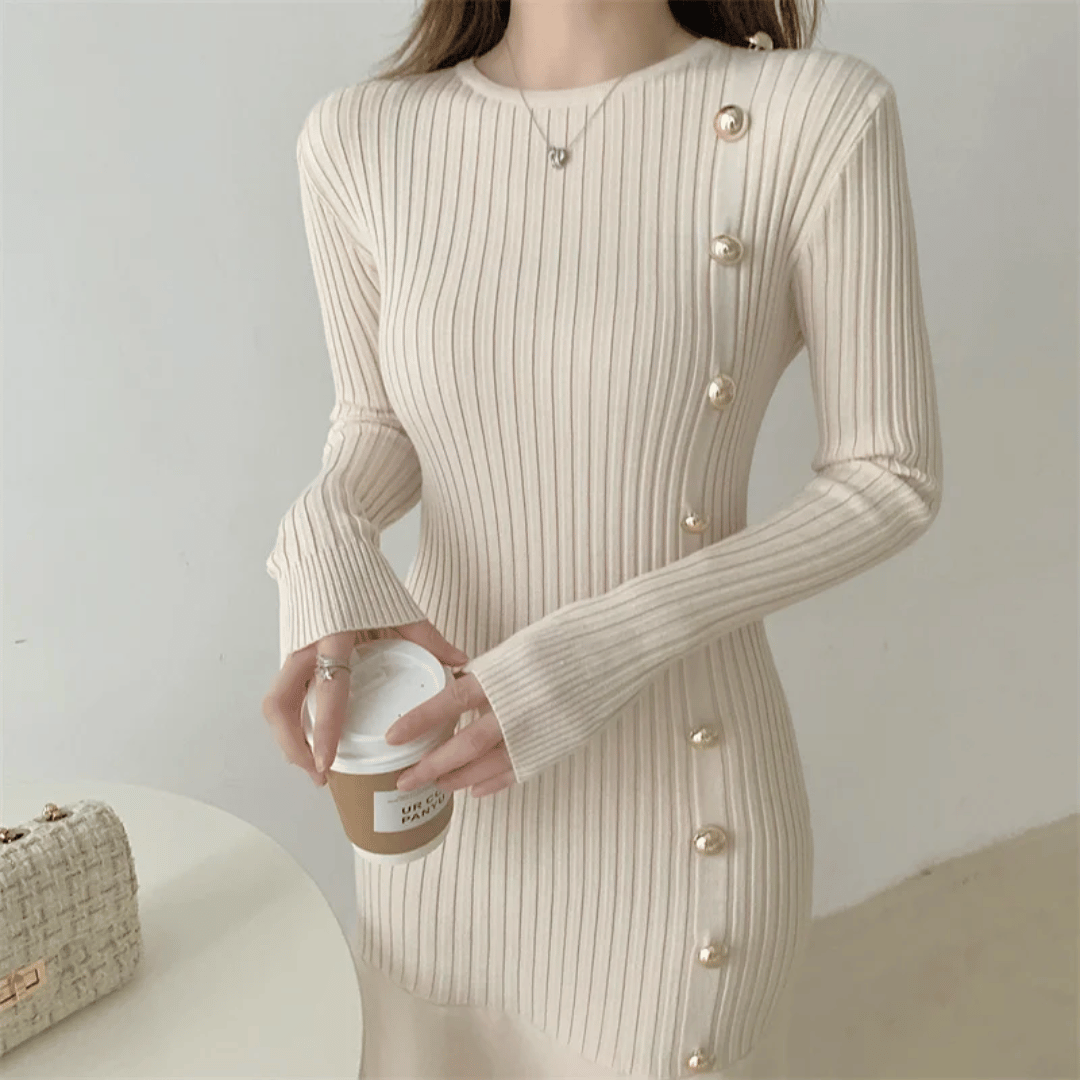 Elegante Midi Ribjurk
