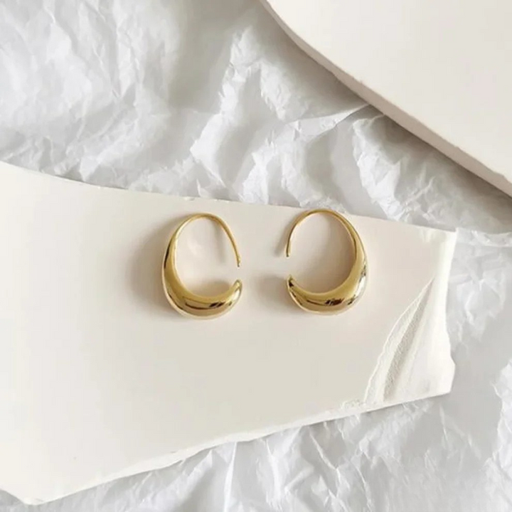 Luxe gouden en zilveren oorbellen
