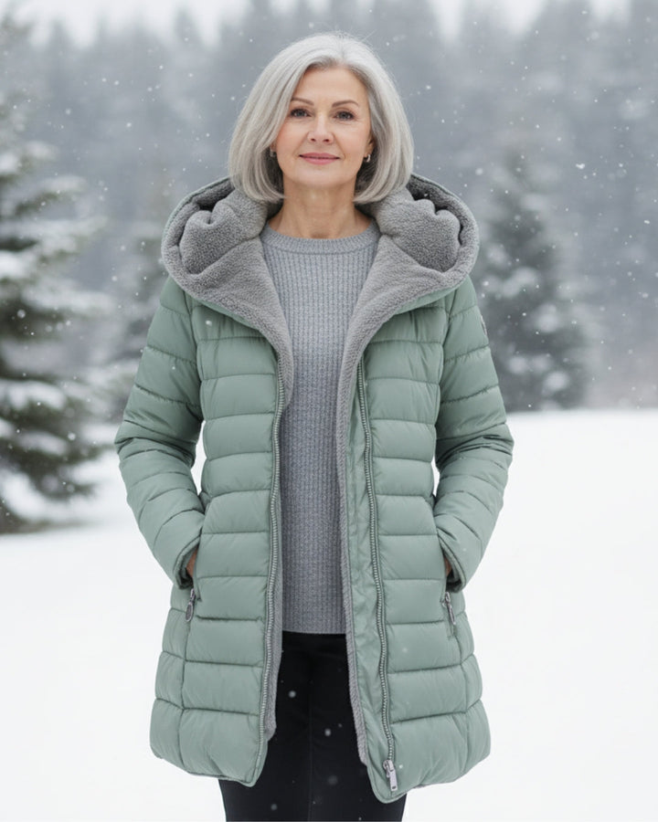 Joanna | Met fleece gevoerde stijlvolle winterjas