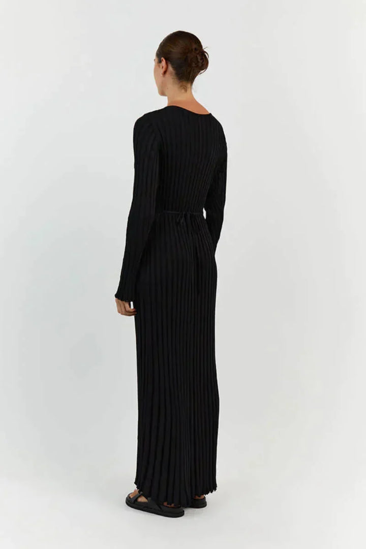 Gebreide maxi jurk