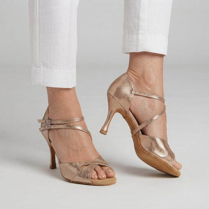 Ombretta | Elegantní taneční sandály na podpatku