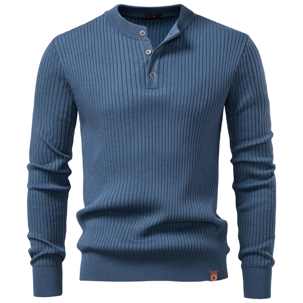 Casual Winter Poloshirt Met Knopen