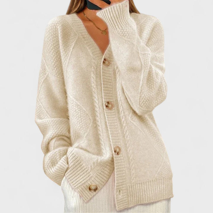 Éloise - Zmačkaný pletený cardigan
