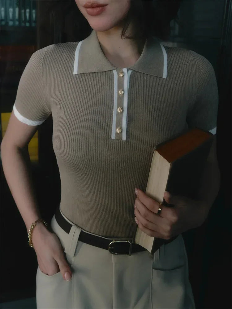 Polo tričko Linea Contour z bavlny