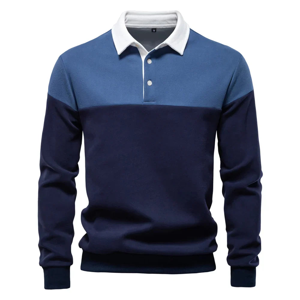 Premium & Casual Poloshirt Met Lange Mouwen