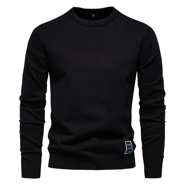 Casual Sweater Met Ronde Hals