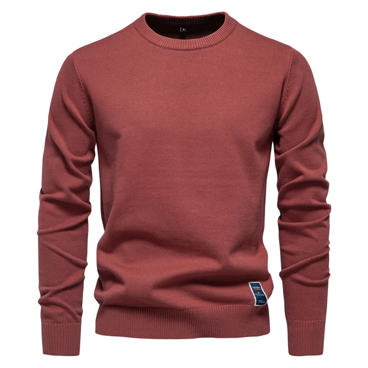 Casual Sweater Met Ronde Hals