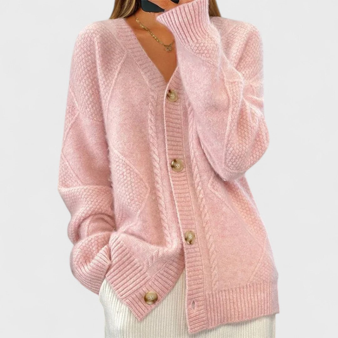 Éloise - Zmačkaný pletený cardigan