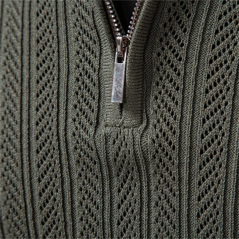Slim-Fit & Casual Polo Met Rits
