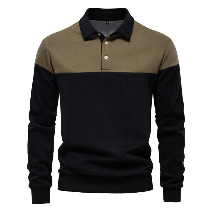Premium & Casual Poloshirt Met Lange Mouwen