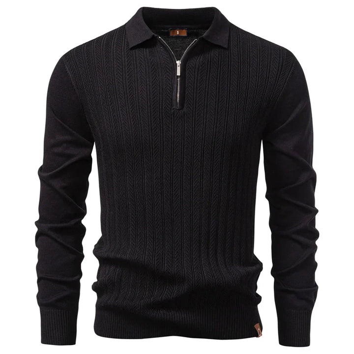 Slim-Fit & Casual Polo Met Rits