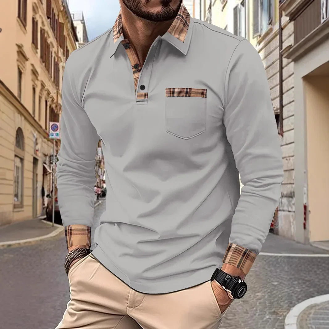 Geruit Shirt Met Lange Mouwen