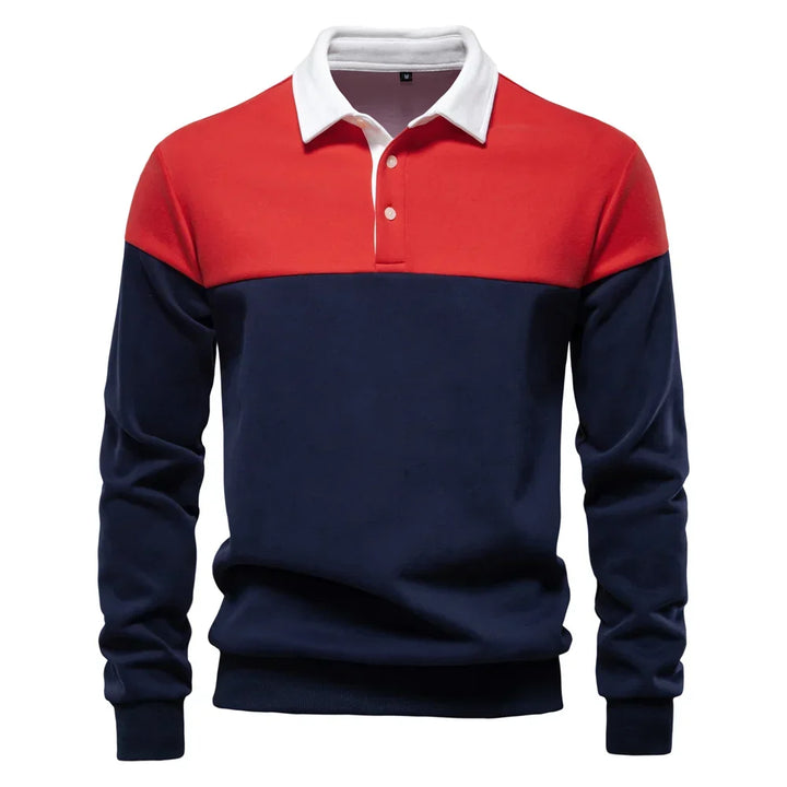 Premium & Casual Poloshirt Met Lange Mouwen