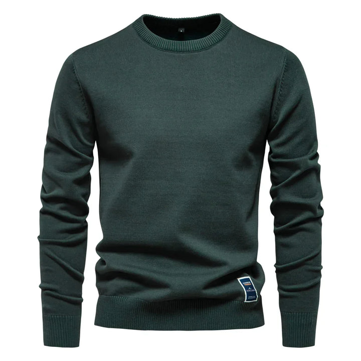 Casual Sweater Met Ronde Hals