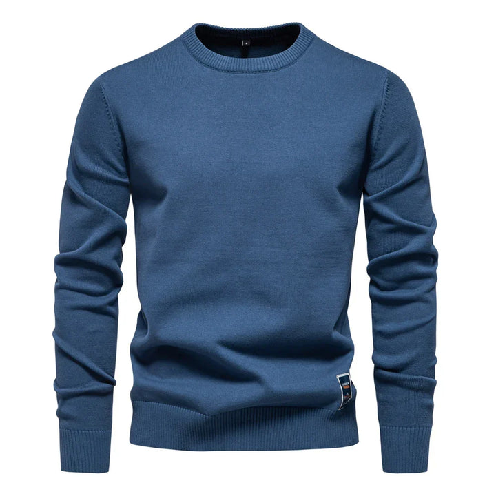 Casual Sweater Met Ronde Hals